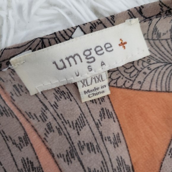 Umgee + Sheer Long Open Front Kimono sz XL/XXL - Picture 3 of 12